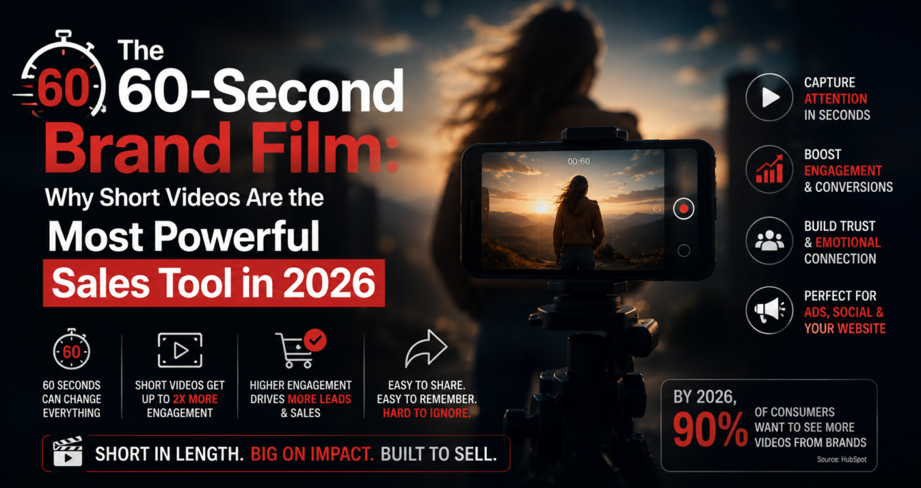 The 60-Second Brand Film: Why Short Videos Are the Most Powerful Sales Tool in 2026