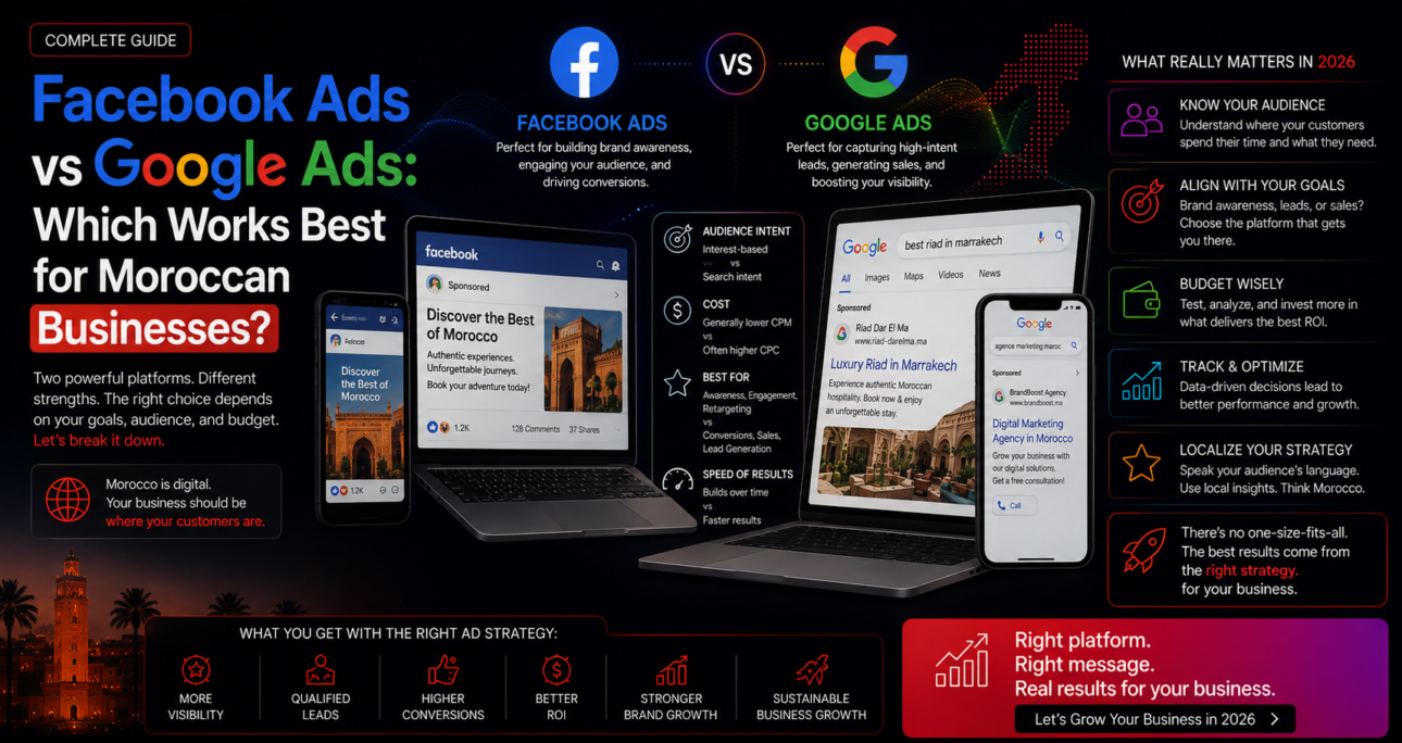 Facebook Ads vs Google Ads: Which Works Best for Moroccan Businesses?