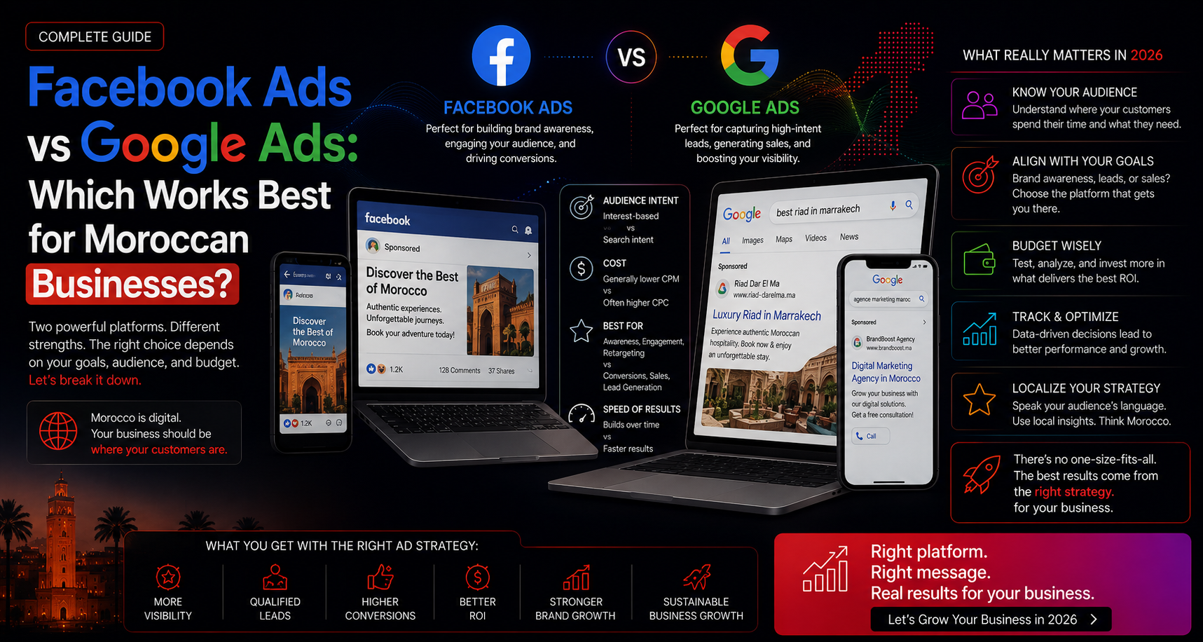 Facebook Ads vs Google Ads: Which Works Best for Moroccan Businesses?