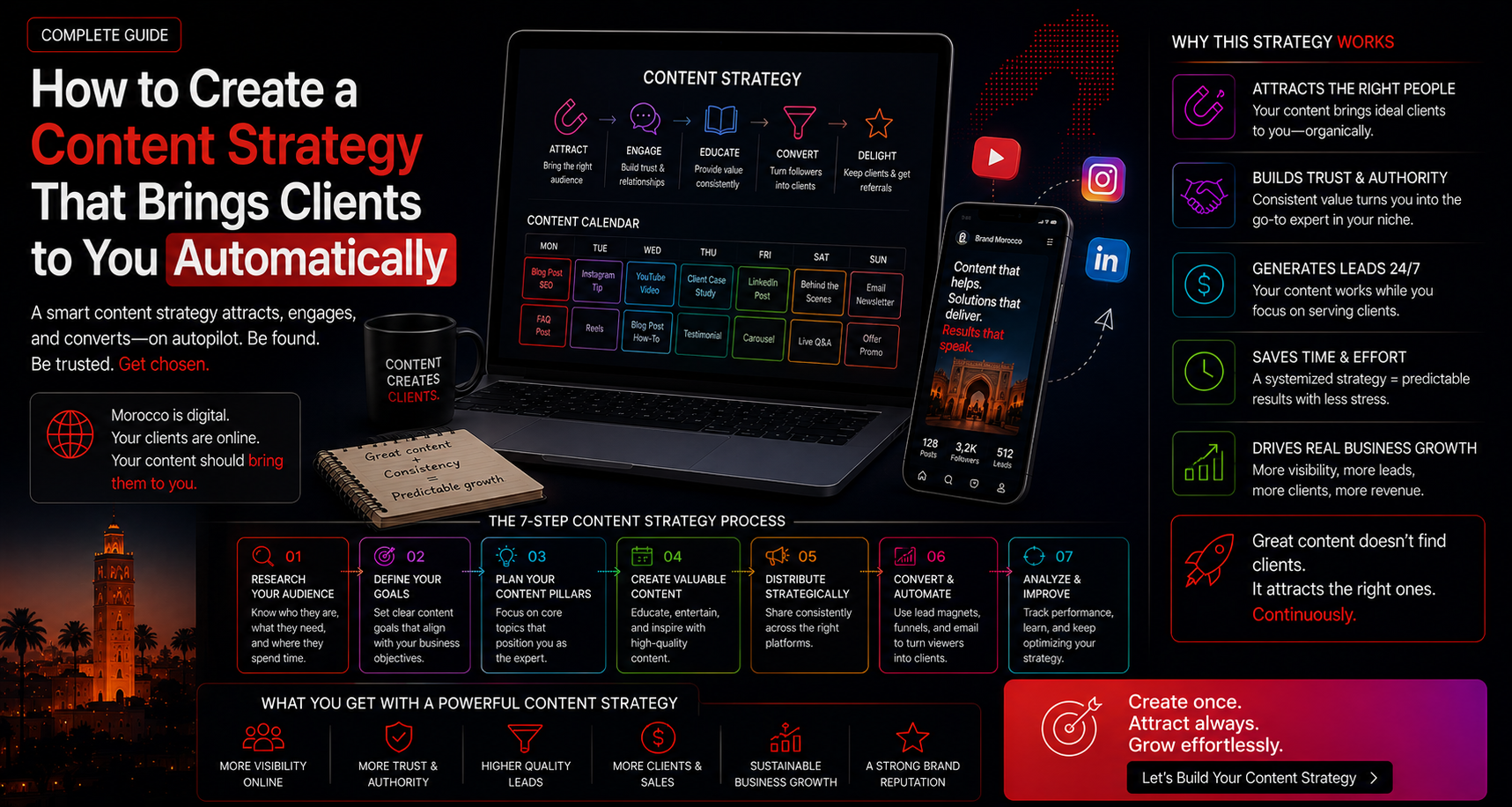 How to Create a Content Strategy That Brings Clients to You Automatically