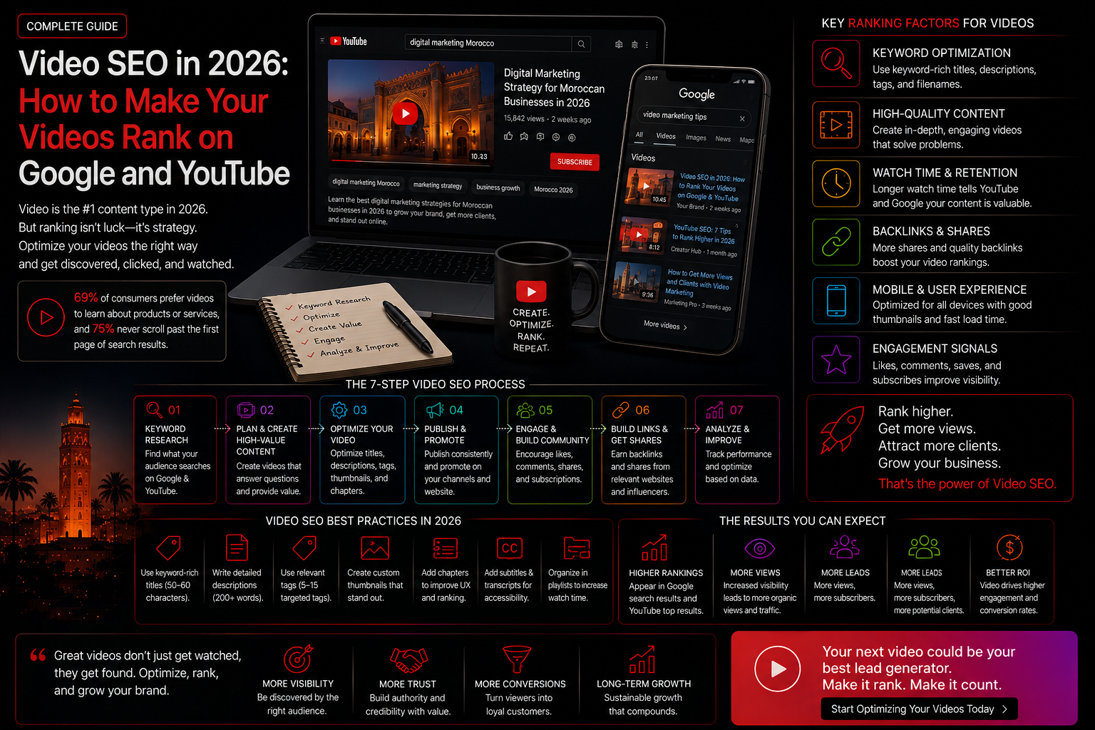 Video SEO in 2026: How to Make Your Videos Rank on Google and YouTube