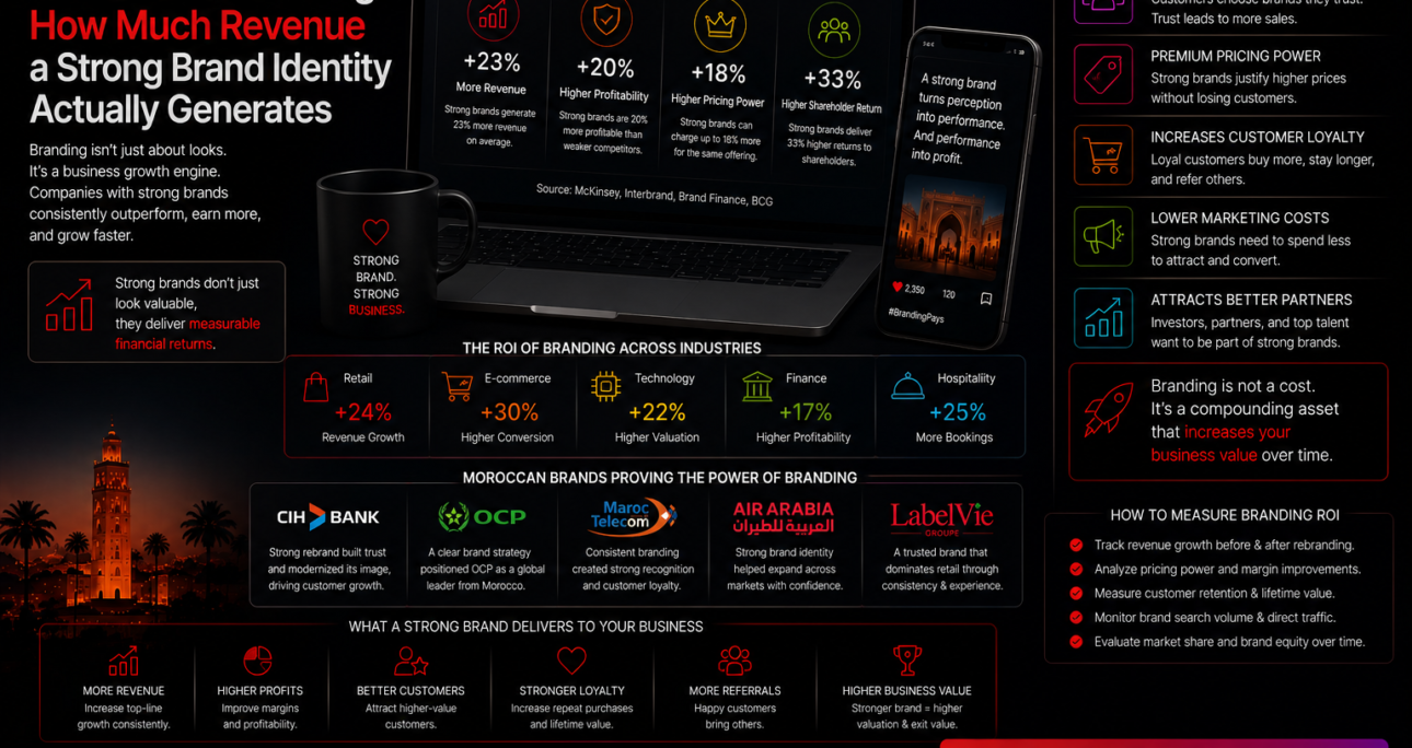 The ROI of Branding: How Much Revenue a Strong Brand Identity Actually Generates
